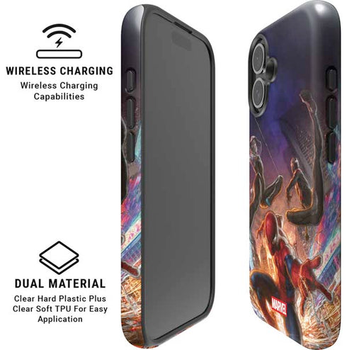 Marvel Spiderman Group Wall iPhone 16 Plus Magsafe Impact Case